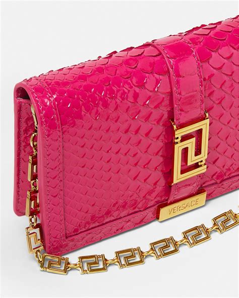 versace python bag pink|Versace Python Bag .